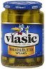 Vlasic bread & butter spears Calories