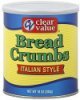 Clear Value bread crumbs italian style Calories