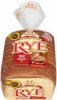 Arnold Rye bread real jewish rye seedless Calories