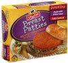 ShopRite breaded chicken breast patties with rib meat Calories