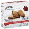 Glutino breakfast bars gluten free, strawberry Calories