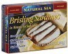 Natural Sea brisling sardines in water, wild caught Calories