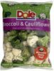 Dole broccoli & cauliflower Calories