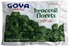 Goya broccoli florets Calories