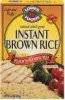Lowes foods brown rice instant natural whole grain Calories