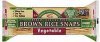Edward & Sons brown rice snaps baked, vegetable Calories