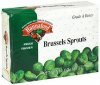 Hannaford brussels sprouts brussel sprouts, fresh frozen Calories