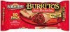 El Monterey burritos beef & bean red chili Calories