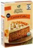 Simply Organic cake mix carrot Calories