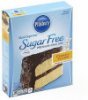 Pillsbury cake mix premium, sugar free, classic yellow Calories