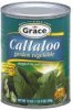 Grace callaloo chopped in salt water Calories