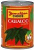 Jamaican Choice callaloo in brine Calories