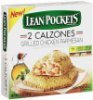 Lean Pockets calzones grilled chicken parmesan Calories