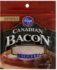 Kroger canadian bacon sliced Calories