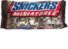 Snickers candy bars miniatures Calories