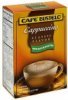 Cafe Bustelo cappuccino classic flavor, decaffeinated Calories