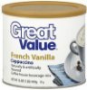 Great Value cappuccino instant, french vanilla Calories