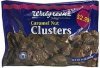 Walgreens caramel nut clusters pre-priced Calories