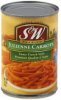 S&W carrots julienne, premium Calories