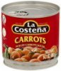 La Costena carrots pickled, sliced Calories