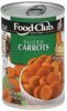 Food Club carrots sliced Calories