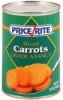 PriceRite carrots sliced. Calories