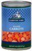 Midwest Country Fare carrots sliced Calories