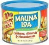 Mauna loa cashews, almonds & macadamias Calories