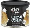 Good & Delish cashews premium, colossal, lightly salted sea salt Calories