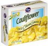 Kroger cauliflower in low fat cheese sauce Calories