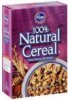 Kroger cereal 100% natural, oats, raisins & honey Calories