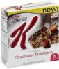 Special K cereal bars chocolatey strawberry Calories