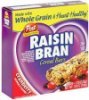 Raisin Bran cereal bars cranberry Calories