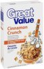 Great Value cereal cinnamon crunch Calories