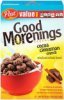Good Morenings cereal cocoa cinnamon crunch Calories