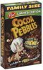 Cocoa Pebbles cereal family size Calories