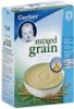 Gerber cereal for baby and toddler mixed grain Calories