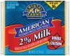 Crystal Farms cheese american singles 2% milk Calories