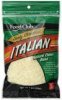 Food Club cheese blend, finely shredded, italian style Calories