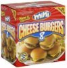 Select Express Signatures cheese burgers mini Calories