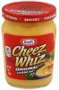 Cheez Whiz cheese dip original Calories
