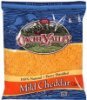 Cache Valley cheese fancy shredded mild cheddar Calories