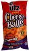 Utz cheese flavored snacks baked cheese balls Calories