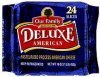 Our Family cheese pasteurized process, deluxe american Calories