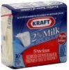 Kraft cheese product pasteurized prepared, swiss, reduced fat, 2% milk singles Calories
