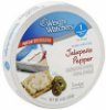 Weight Watchers cheese product pasteurized process, jalapeno pepper Calories