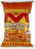 Middleswarth cheese puff curls real cheddar Calories