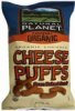 Natural Planet cheese puffs organic cheddar Calories