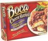 Boca cheese ravioli chunky tomato & herb sauce Calories