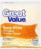 Great Value cheese sharp white shredded cheddar Calories